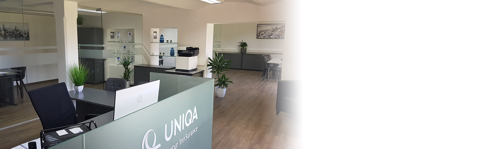 Das Büro der Generalagentur Innsurance.